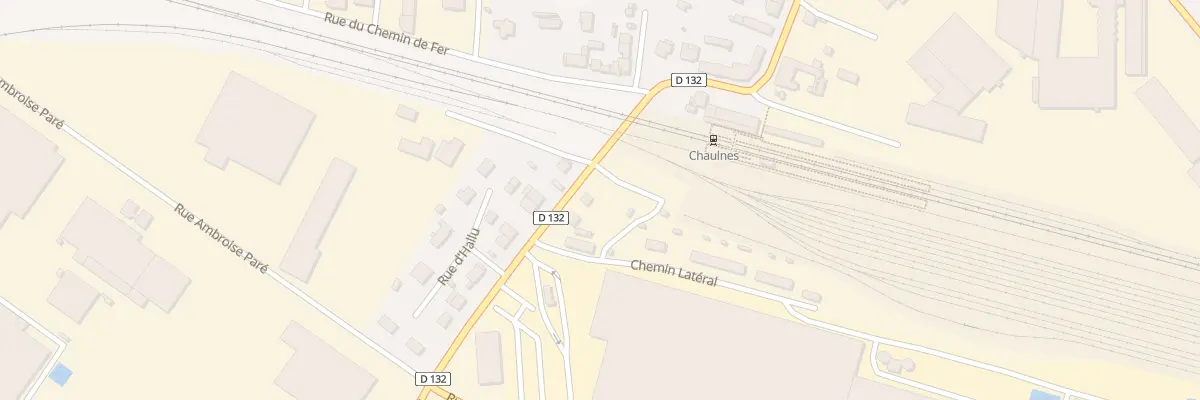 Plan du 6 Rue d’Hallu à Chaulnes