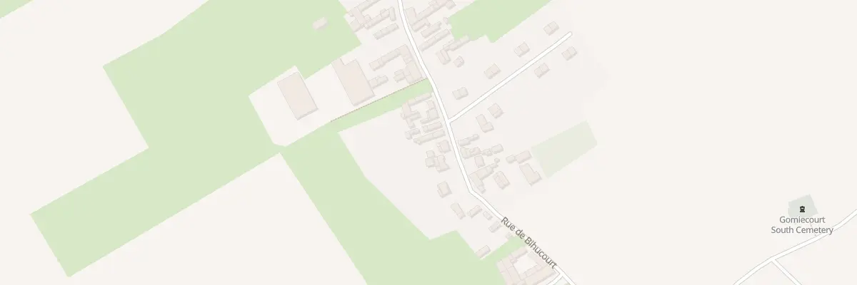 Plan du 45 Rue de Bihucourt à Gomiécourt