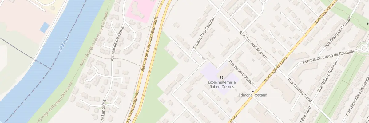 Plan du 7 Sq Paul Claudel à Compiègne