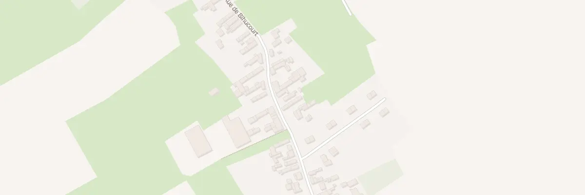 Plan du 22 Rue de Bihucourt à Gomiécourt