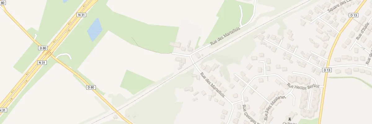 Plan du 5 Rue du Fossé Loudun à Venette