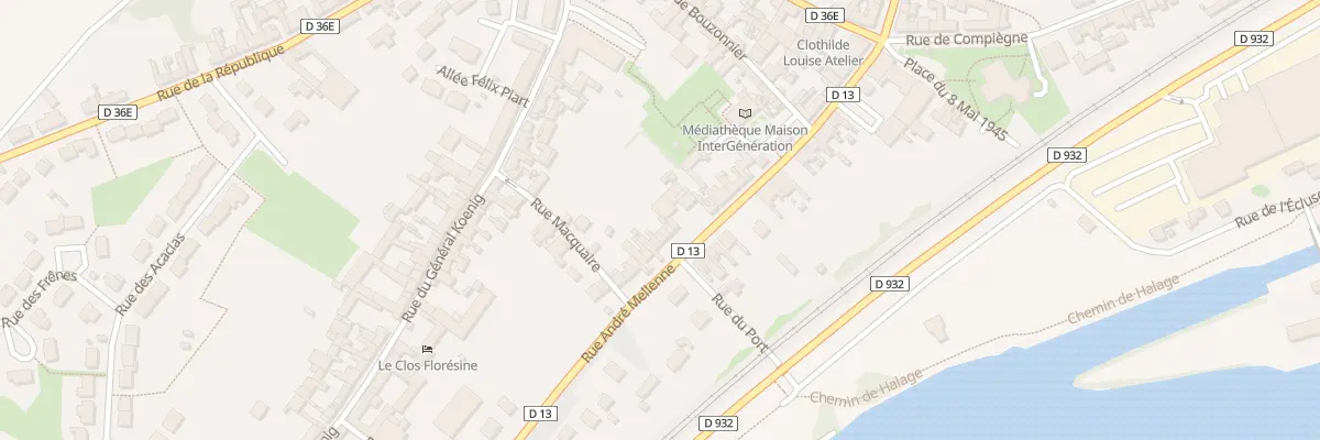 Plan du 192 Rue André Mellenne à Venette
