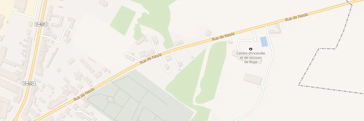 Plan du 22 Rue de Nesle à Roye