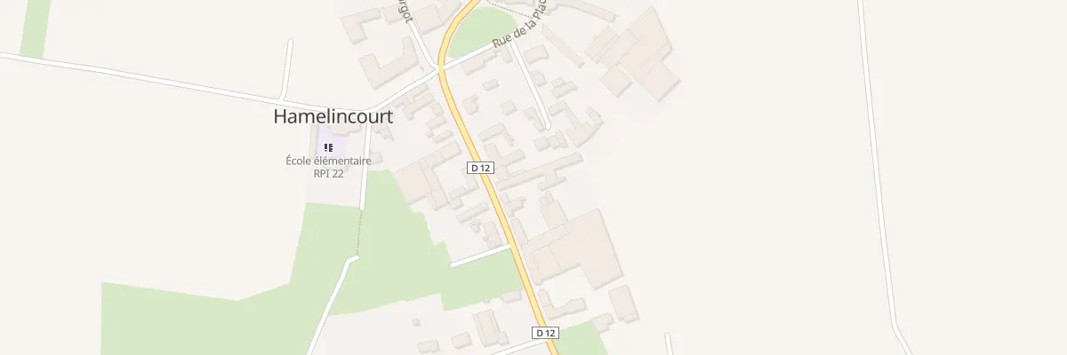 Plan du 6 Rue du Comte à Hamelincourt
