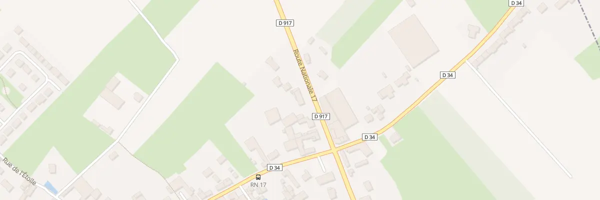 Plan du 12 Rte Nationale à Mercatel
