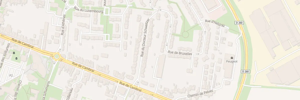 Plan du 18 Rue du Docteur Schweitzer à Arras