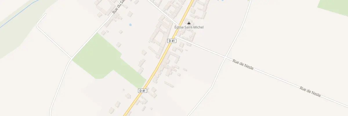 Plan du 889 Rue de Picardie à Canny-sur-Matz