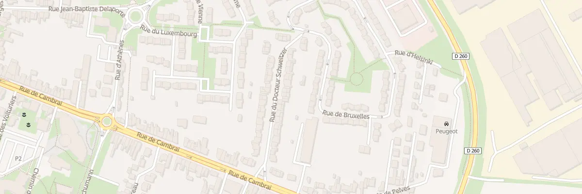 Plan du 22 Rue du Docteur Schweitzer à Arras