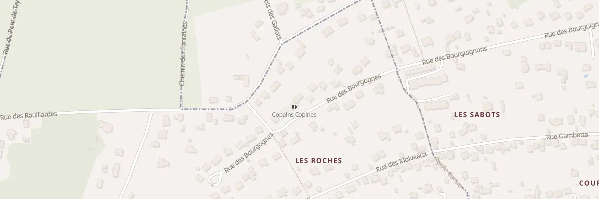Plan du 20 Rue des Bourgognes à Coupvray