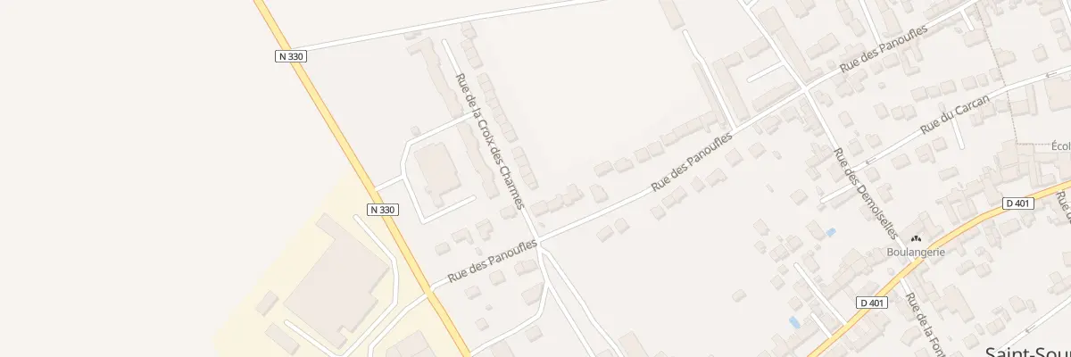 Plan du 2 Rue de la Croix des Charmes à Saint-Soupplets