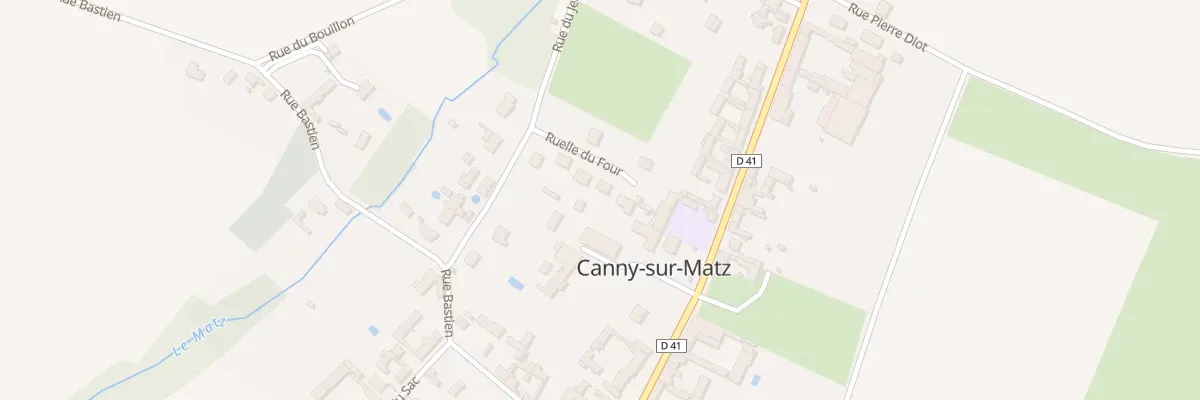 Plan du 68 Rle du Four à Canny-sur-Matz