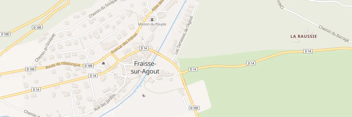 Plan du 5301 Le Moulin à Fraisse-sur-Agout