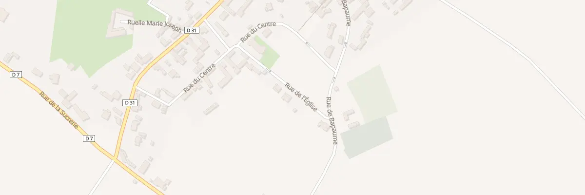 Plan du 8 Rue de l’Eglise à Bihucourt