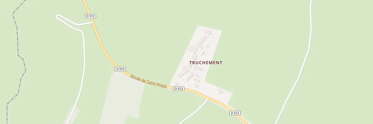 Plan du 5002 Truchement à Sauret-Besserve