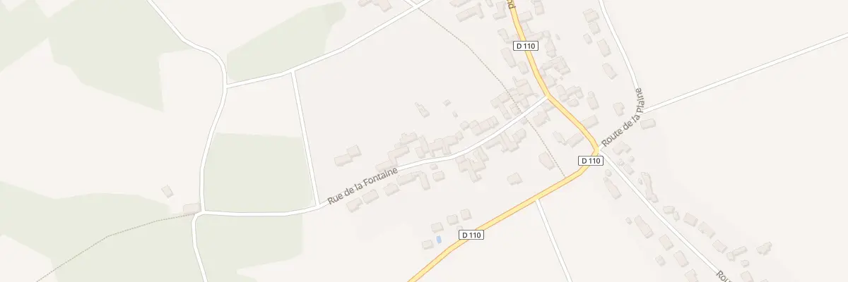 Plan du 22 Rue de la Fontaine à Féricy