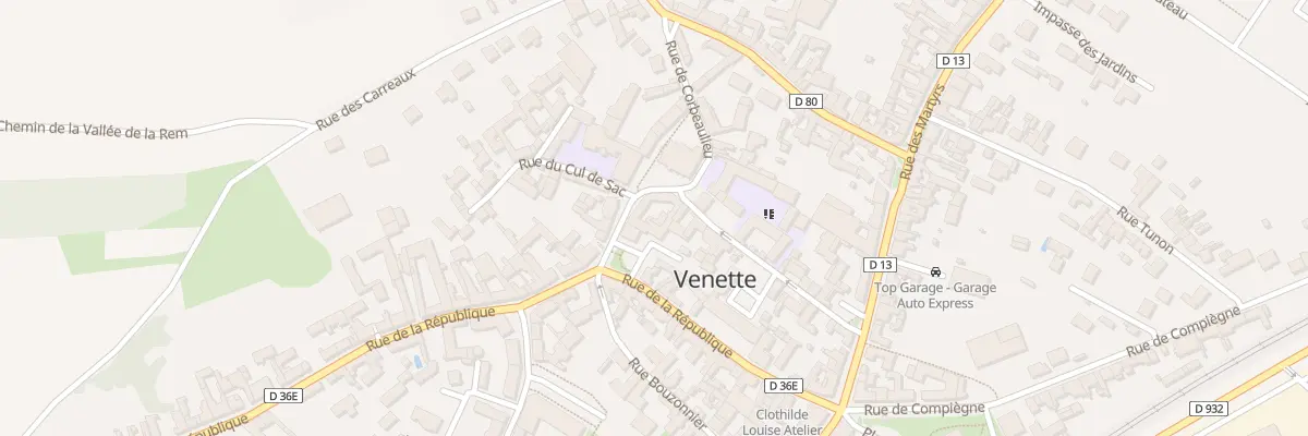 Plan du 52 Rue de Corbeaulieu à Venette