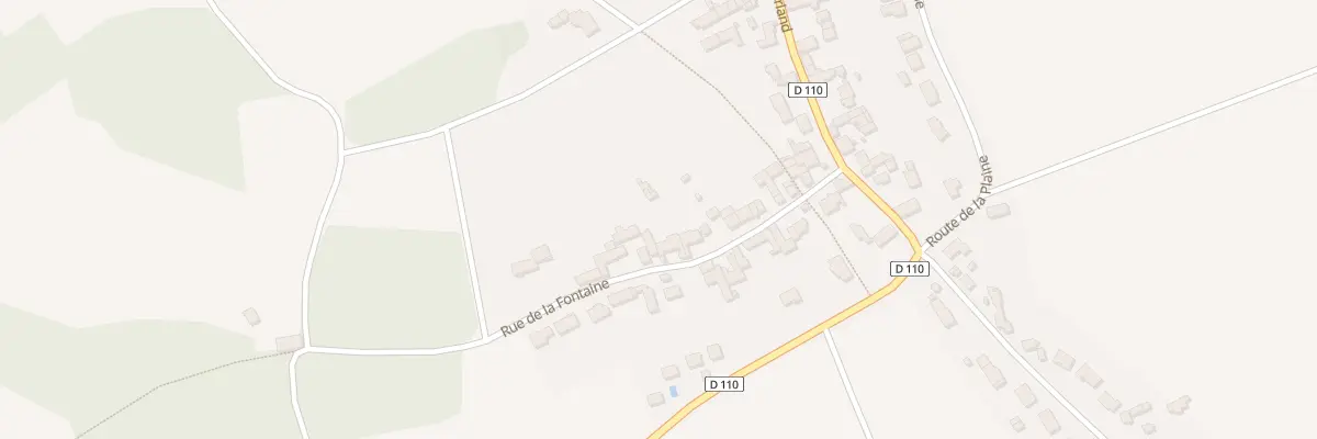 Plan du 20 Rue de la Fontaine à Féricy