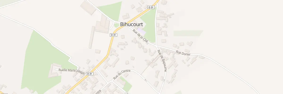 Plan du 8 Rue de la Cité à Bihucourt