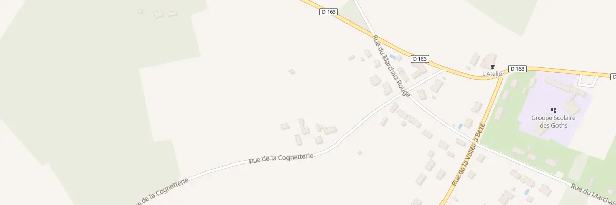 Plan du 1149 Rue de la Cognetterie à Amilly