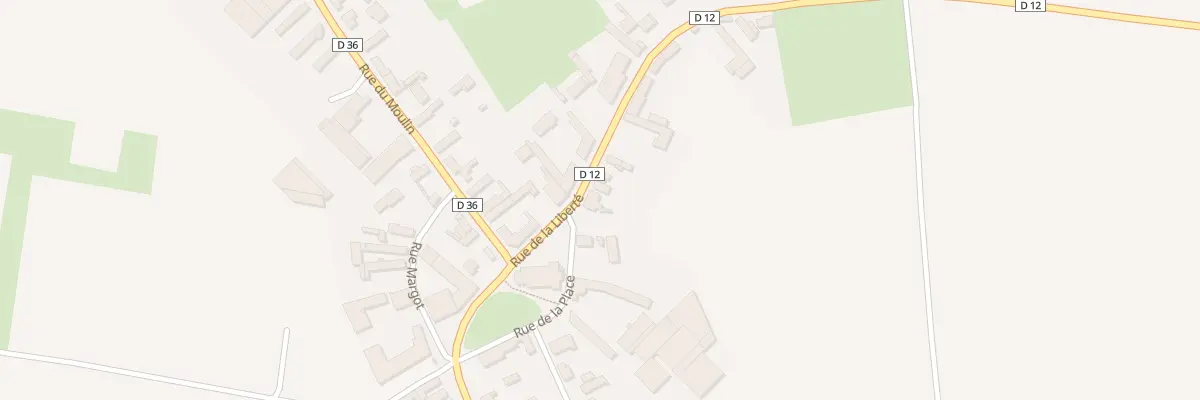 Plan du 1 Rue de la Liberté à Hamelincourt