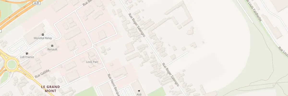 Plan du 174 Rue Roger Salengro à Loos-en-Gohelle