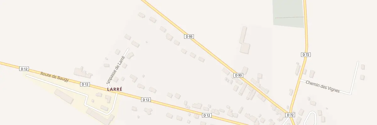 Plan du 23 Rte de Gron à Villequiers