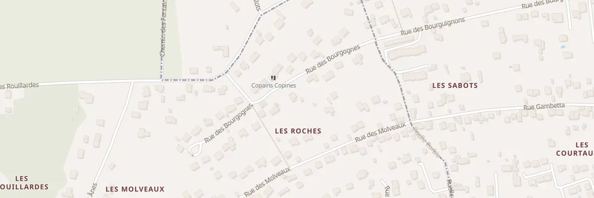 Plan du 13 Rue des Bourgognes à Coupvray