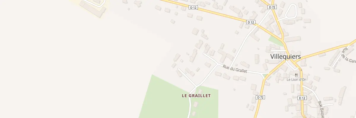 Plan du 6 Imp de la Chicane à Villequiers