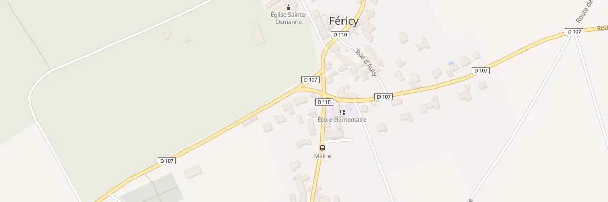 Plan du 2 Rue de Barbeau à Féricy