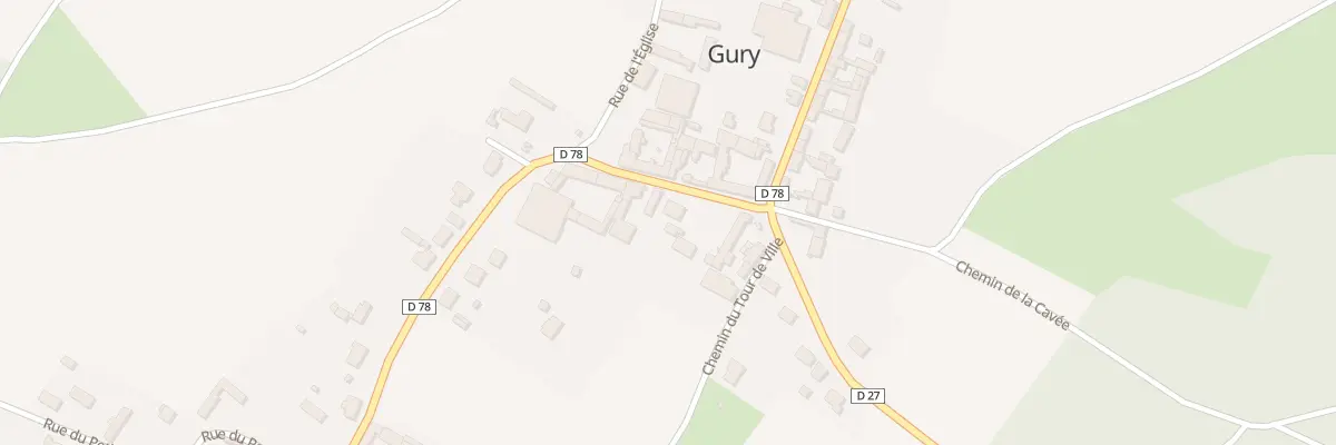 Plan du 6B Rue du Pignon Rouge à Gury