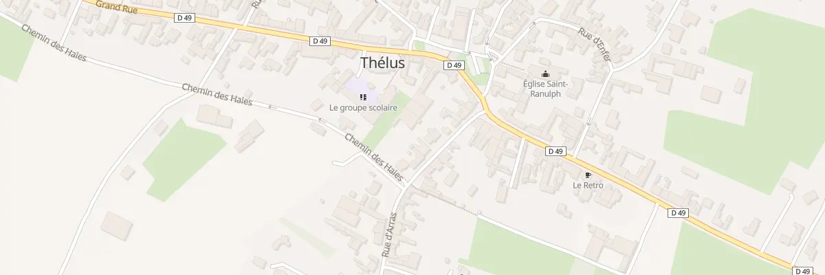 Plan du 8 Rue d’Arras à Thélus