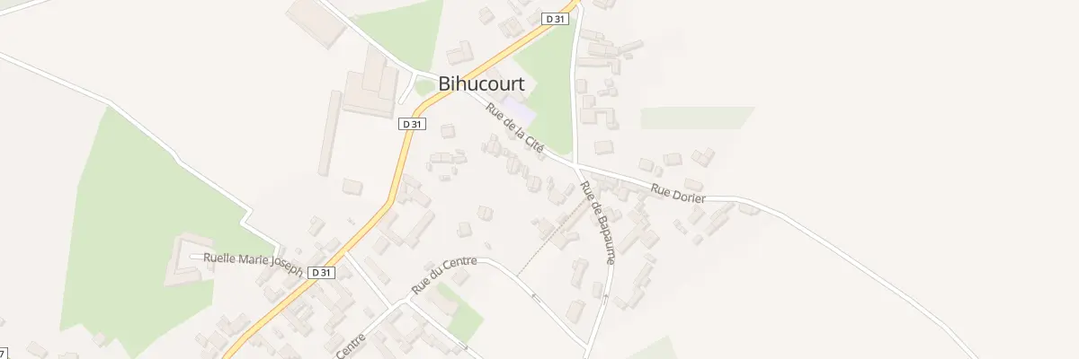 Plan du 12 Rue de la Cité à Bihucourt
