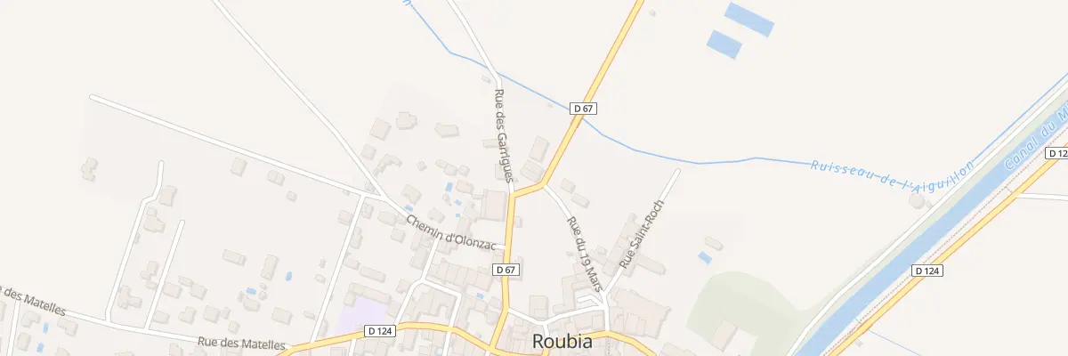 Plan du 9 Rue de la Fontaine d’Agnes à Roubia