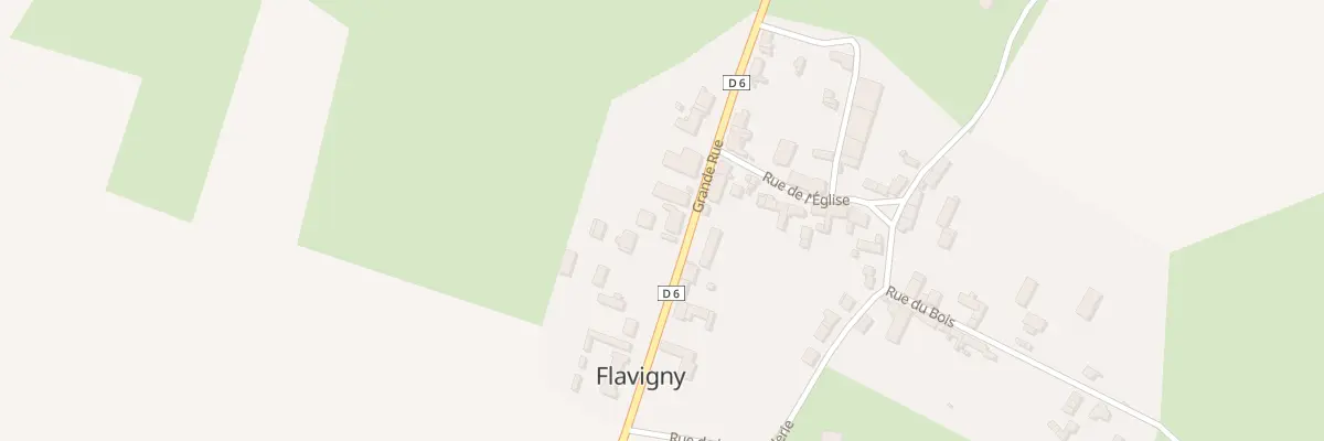 Plan du 14 Gr Grande Rue à Flavigny