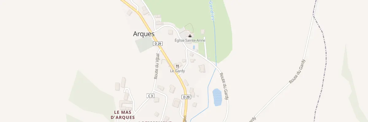 Plan du 5005 Arques à Arques