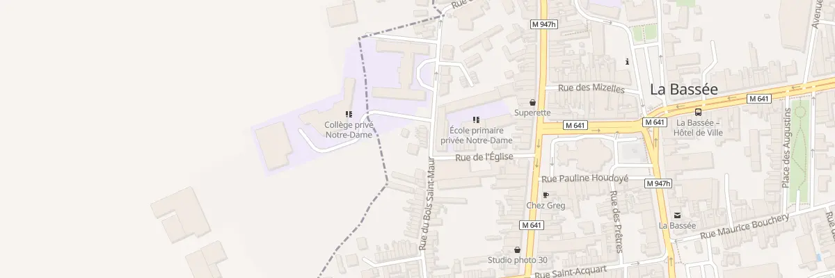 Plan du 71 Rue du Bois Saint Maur à La Bassée