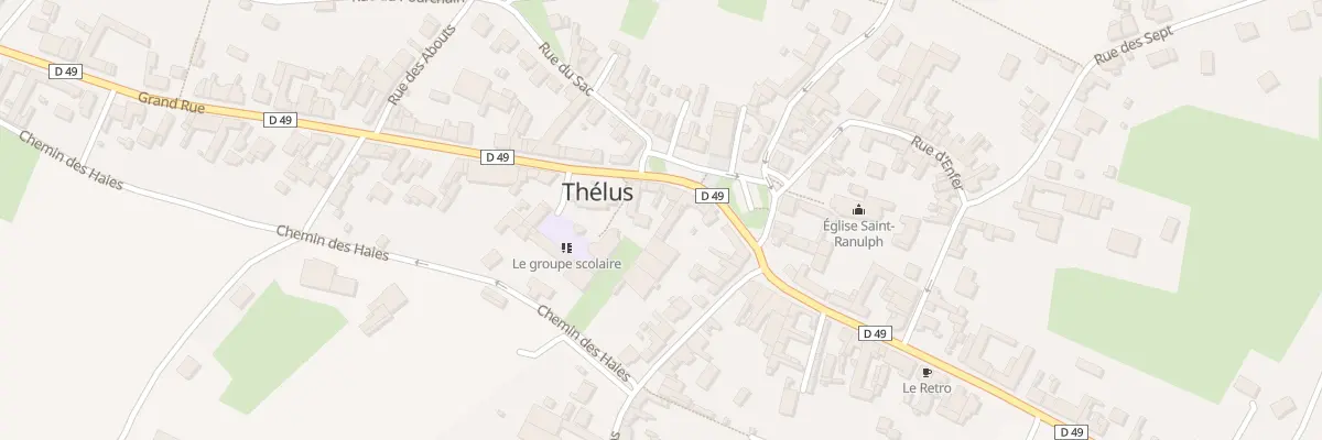 Plan du 4 Pl du Maréchal Leclerc à Thélus
