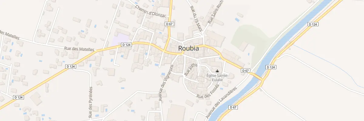 Plan du 6 Rue des Alizes à Roubia