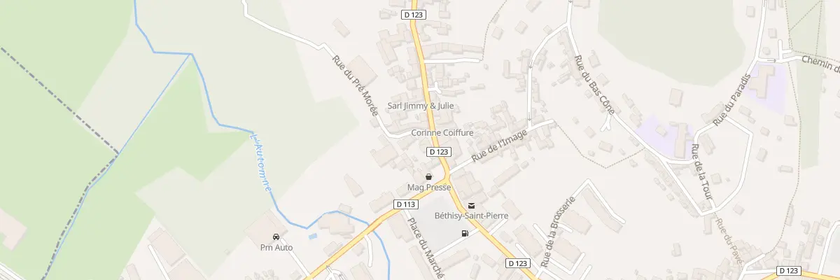 Plan du 6 Rue du Pré Morée à Béthisy-Saint-Pierre