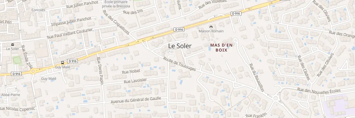Plan du 1279 Rte de Toulouges au Soler