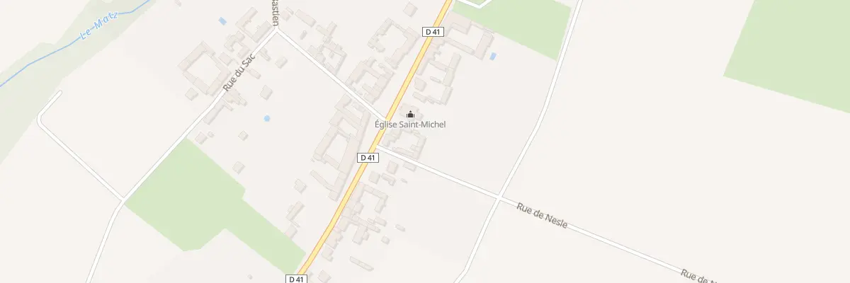 Plan du 809 Rue de Picardie à Canny-sur-Matz