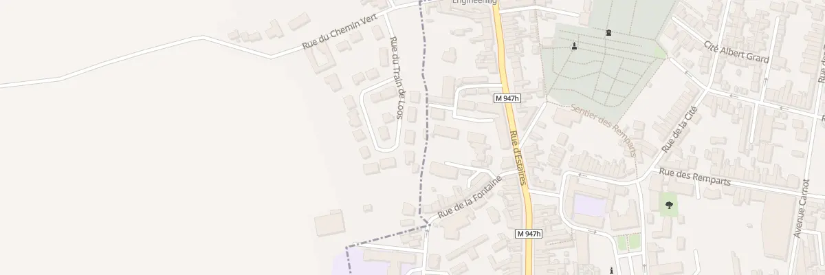 Plan du 10 Rue du Train de Loos à Violaines