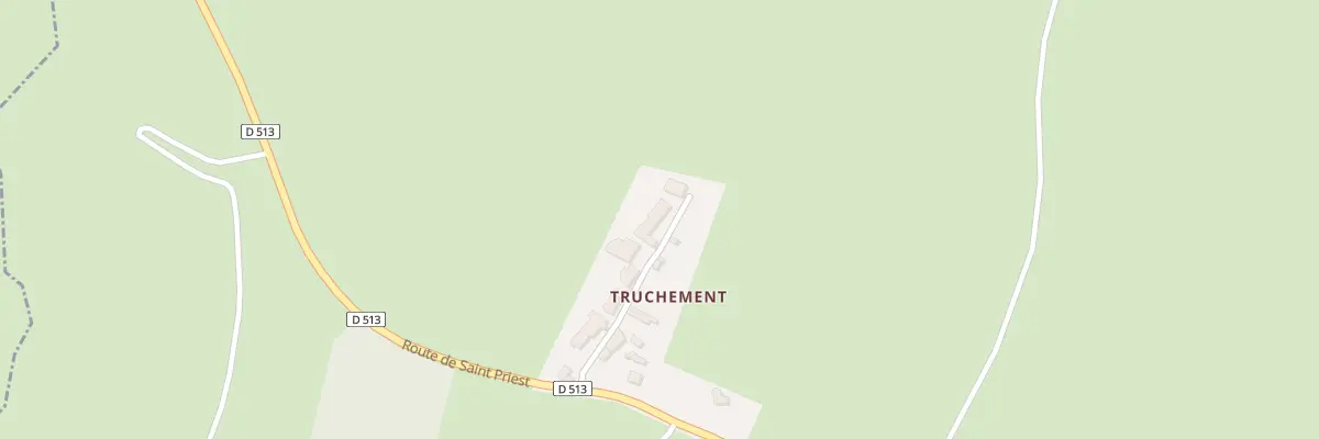 Plan du 5004 Truchement à Sauret-Besserve