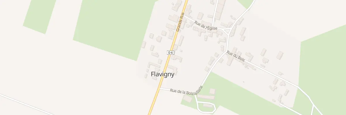 Plan du 25 Gr Grande Rue à Flavigny