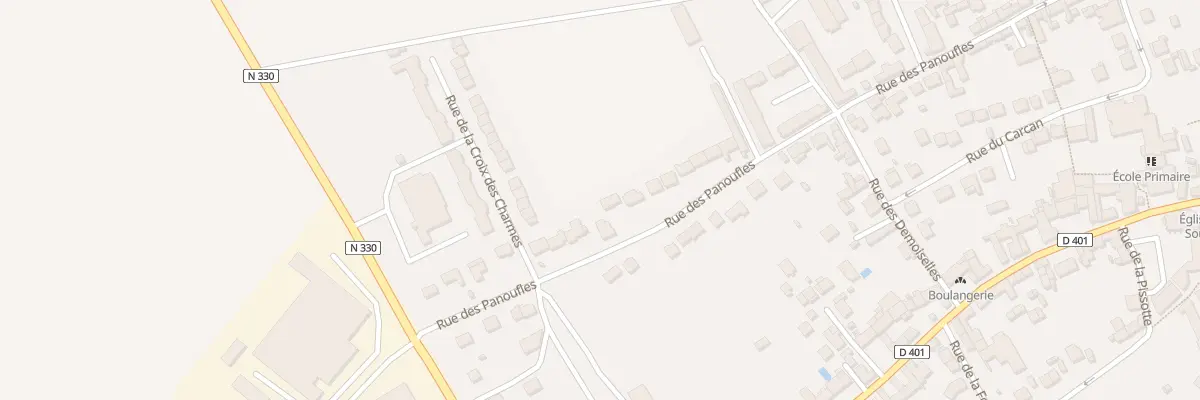 Plan du 84 Rue des Panoufles à Saint-Soupplets