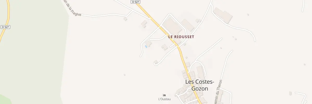 Plan du 5124 Les Landes aux Costes-Gozon