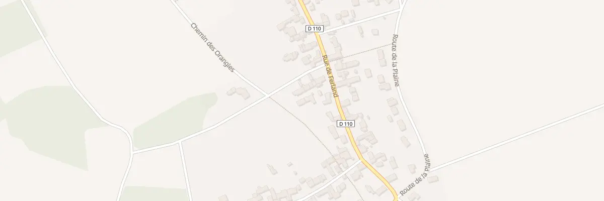 Plan du 62 Rue de Ferland à Féricy
