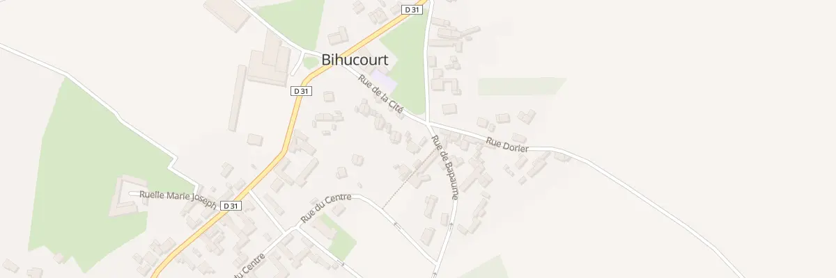 Plan du 14 Rue de la Cité à Bihucourt