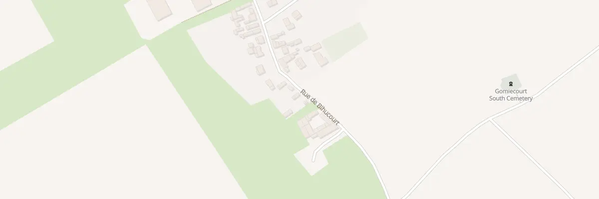 Plan du 59 Rue de Bihucourt à Gomiécourt