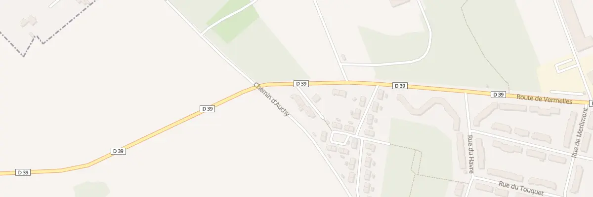 Plan du 2 Rue Hennequeville à Hulluch